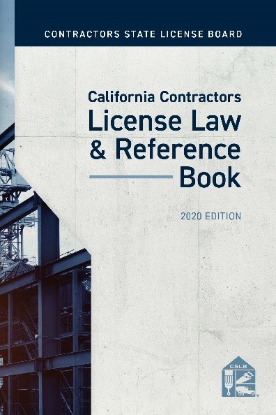 2020 Edition Of California Contractors License Law Reference Book Now Available